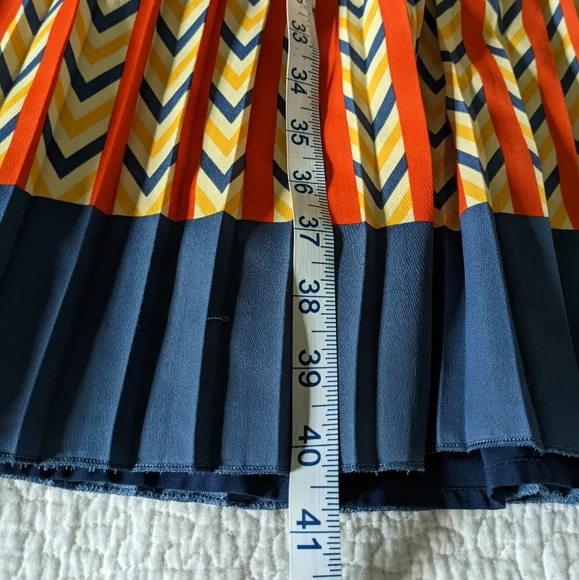 Modcloth Multicolor Chevron Midi Dress - Picture 12 of 12